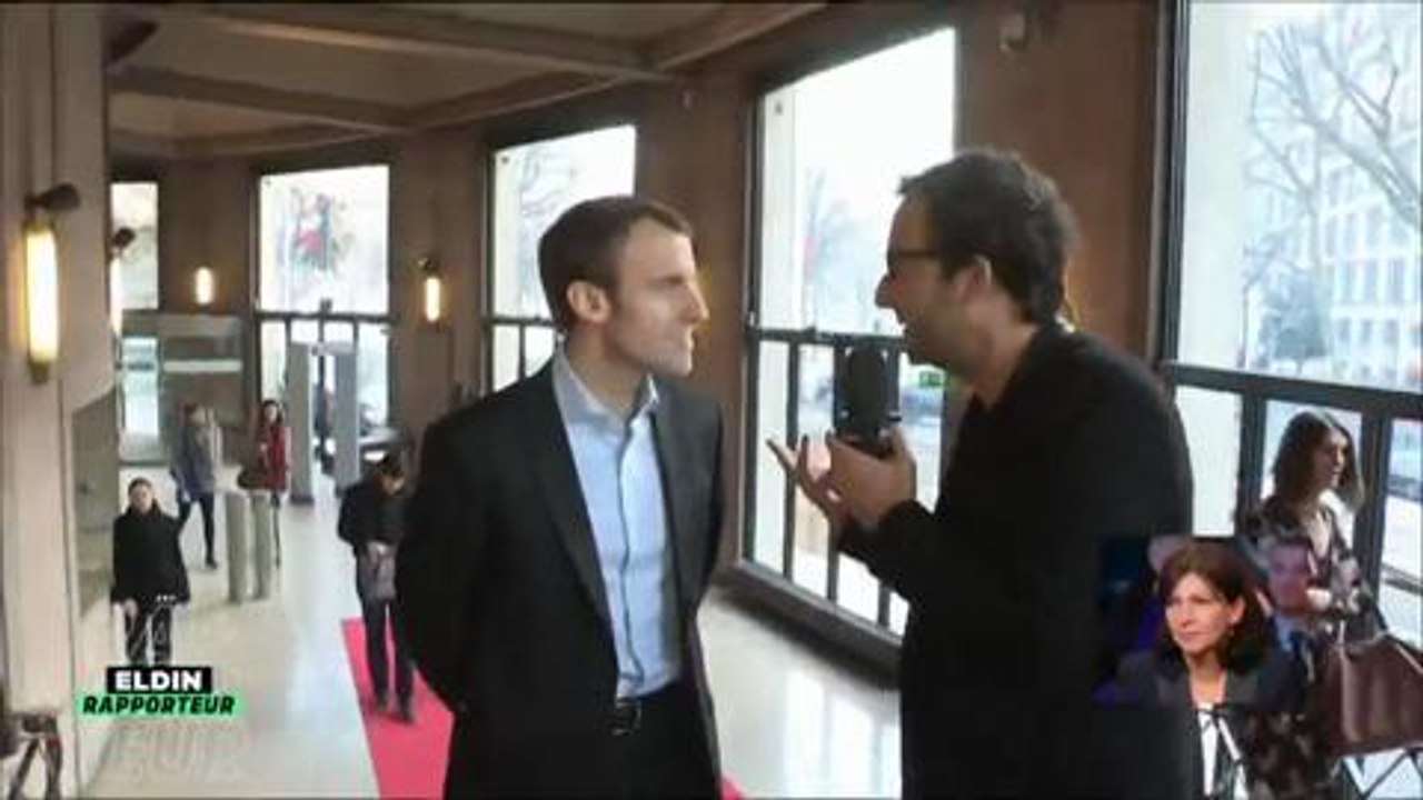 Cyrille Eldin drague Emmanuel Macron