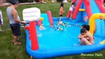 Con Cào Cào Nhạc Thiếu Nhi Sôi Động - Kids play water slide