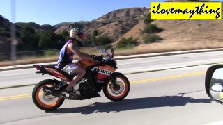 Honda CBR 250R Repsol Moto GP - Riding SQUID STYLE