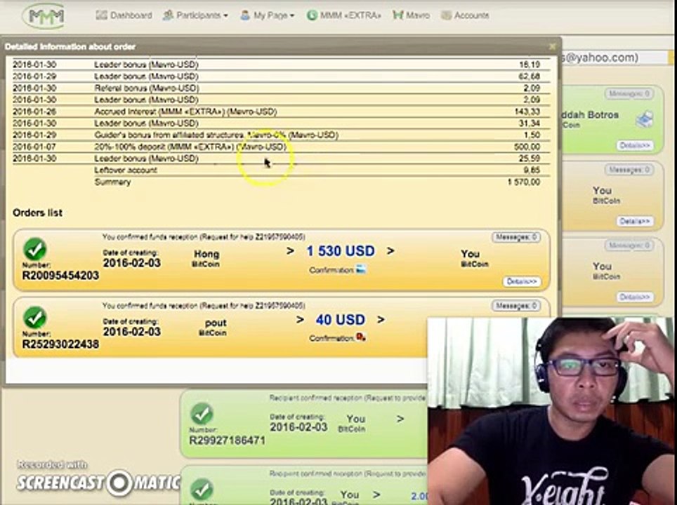 MMM Pays 1570$