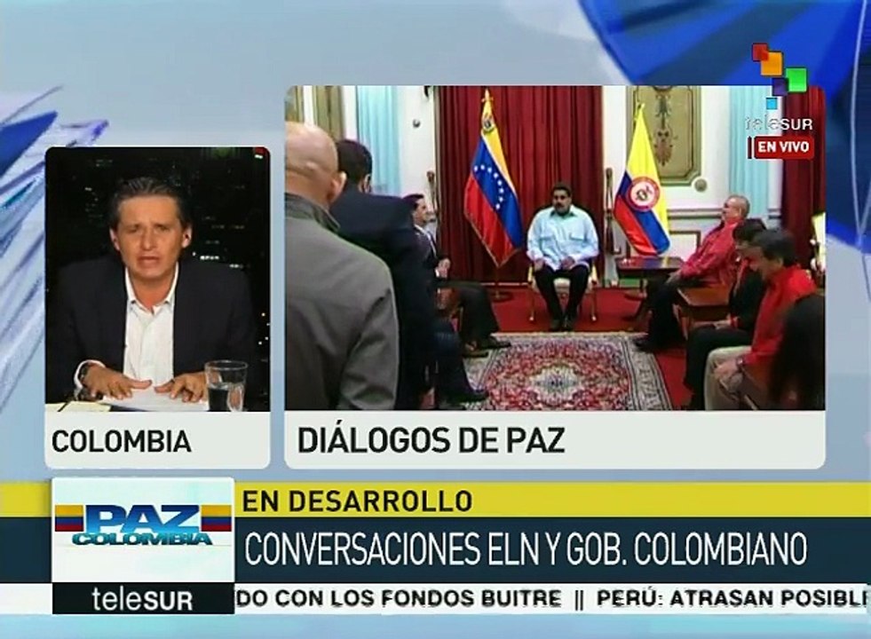 Colombianos saludan inicio de conversaciones entre gob. y ELN