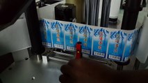 automatic round bottle labeler machine for Australian adhesive label applicator operation steps