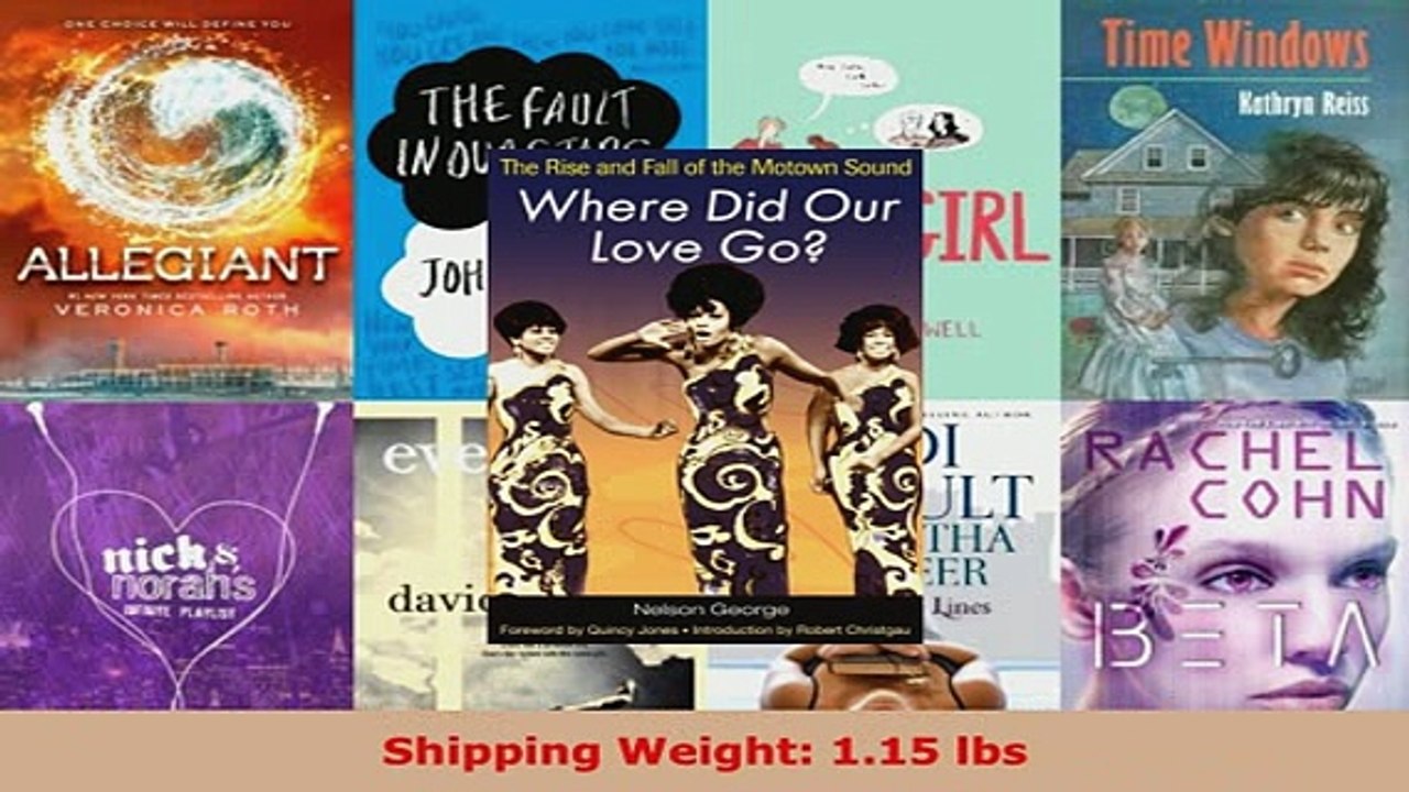 PDF  Where Did Our Love Go The Rise and Fall of the Motown Sound Music in American Life Free Books