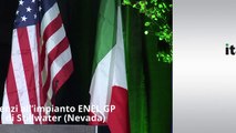 Renzi all’impianto ENEL GP di Stillwater (Nevada) - ITALIANI ALL'ESTERO TV