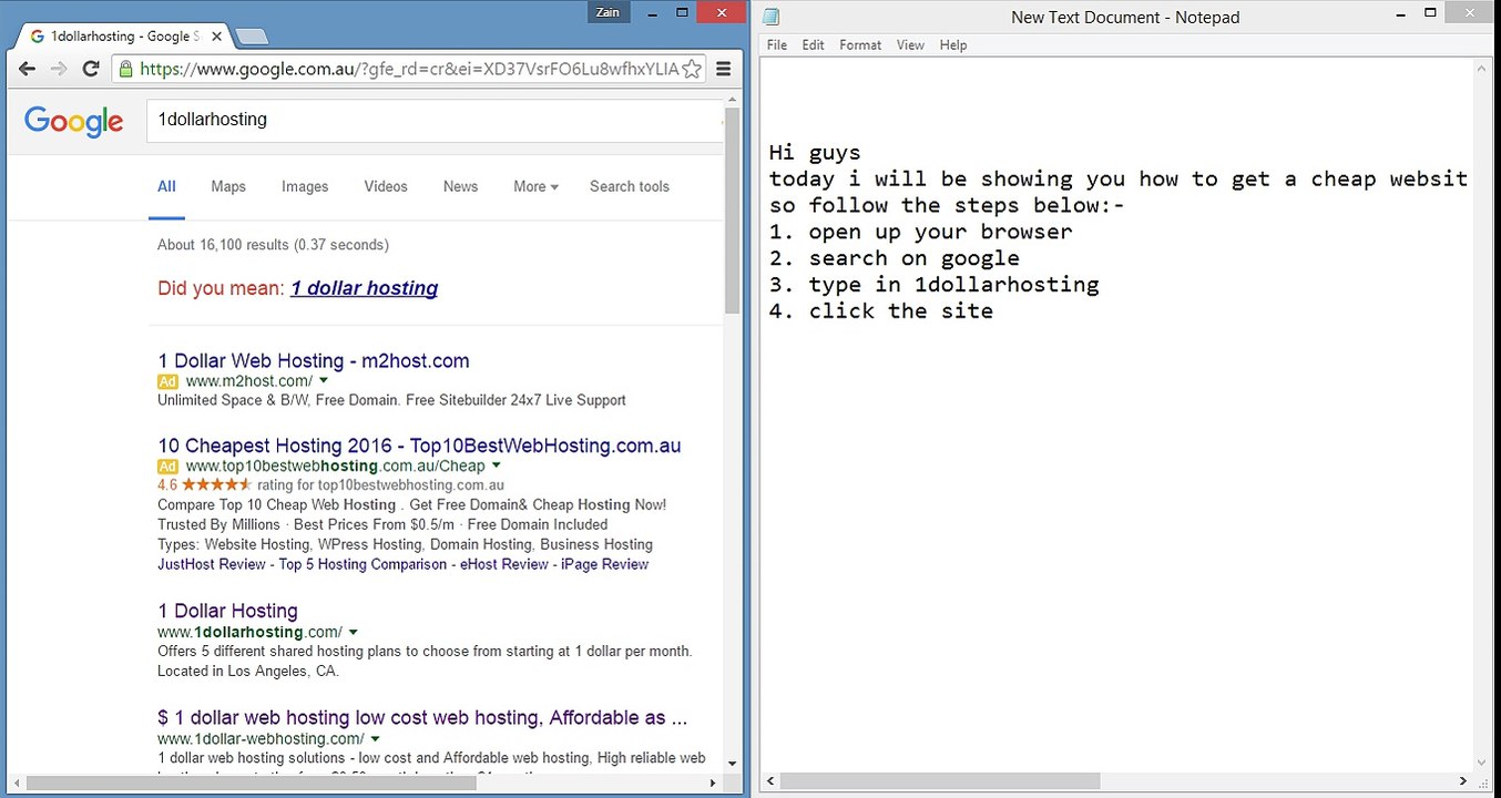 How to get a website and your own domain for cheapest price