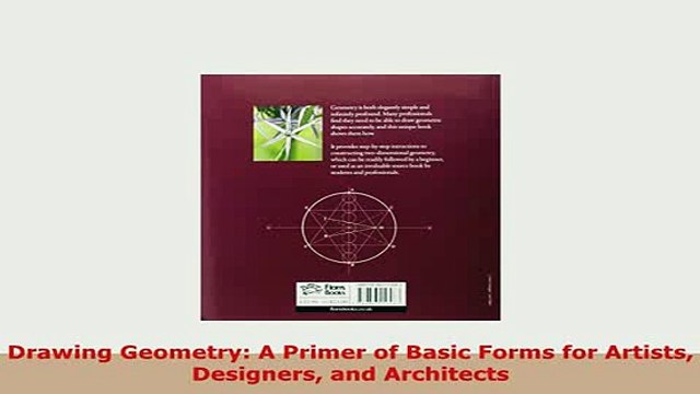 Download Drawing Geometry A Primer of Basic Forms for Artists Designers and Architects PDF Book Free