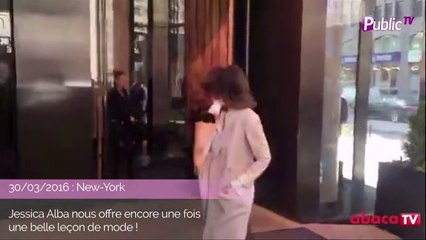 Exclu Vidéo : Jessica Alba : chic et belle pour un look printanier !