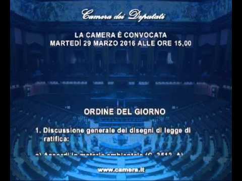 Roma - Camera - 17^ Legislatura - 597^ seduta (29.03.16)