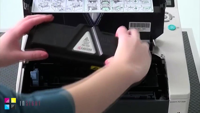 Kyocera How To: Replace Toner - Kyocera ECOSYS P2135dn - video Dailymotion