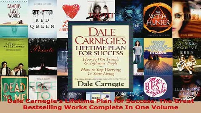 PDF Dale Carnegies Lifetime Plan for Success The Great Bestselling Works Complete In One EBook