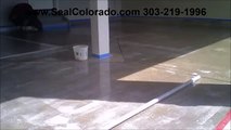 Seal Colorado Epoxy Garage Floor in Castle Rock, Colorado 303-219-1996