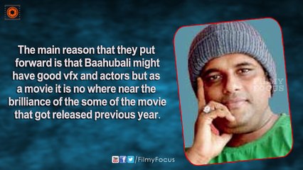 Murali Gopi about Baahubali, congratulates Jaysurya - Filmyfocus.com