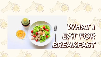 What I Eat For Breakfast -  Passion Fruit Detox Water & Salad In A Jar [Happeabites]
