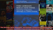 The German Skills Machine Sustaining Comparative Advantage in a Global Economy Policies