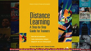 Distance Learning A StepbyStep Guide for Trainers