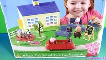 Play Doh Peppa Pig School Time Fun Playset ❤ Learn ABC using PlayDough at Escuela Vamos