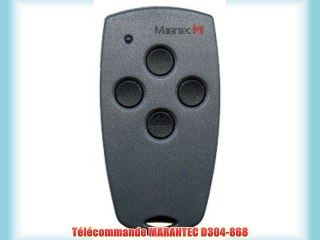 Télécommande MARANTEC D304-868