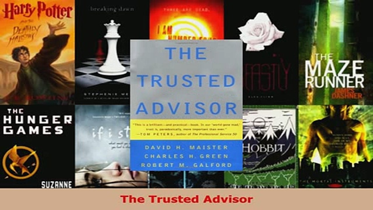 PDF  The Trusted Advisor  EBook