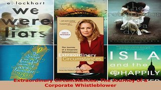 PDF  Extraordinary Circumstances The Journey of a Corporate Whistleblower  EBook