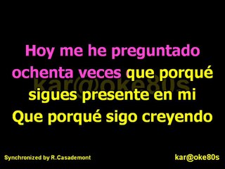 karaoke 80 Veces . Rozalen