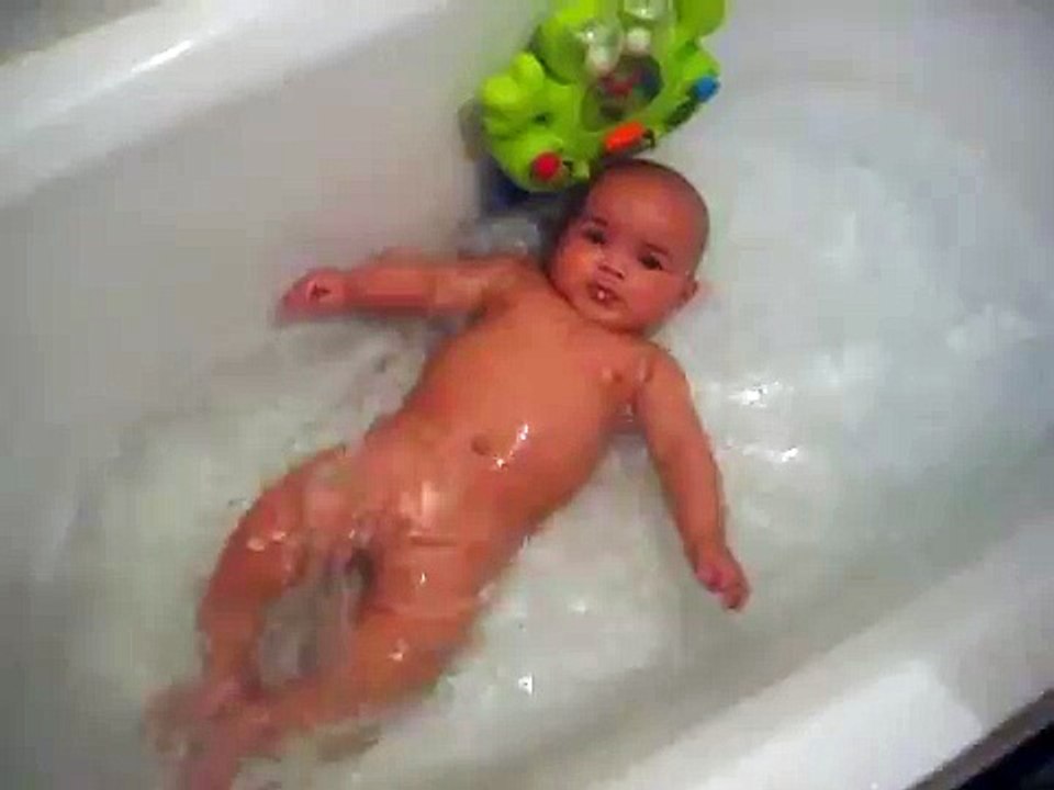 Dans le bain