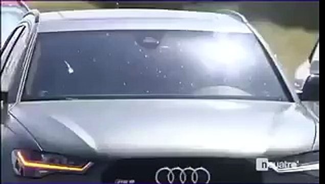 Sergio Ramos receiving a cake from Cuatro