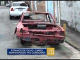01-03-2016 - ESTAMOS DE OLHO: CARRO ABANDONADO NO CORDOEIRA - ZOOM TV JORNAL