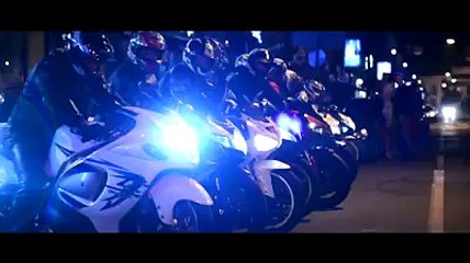 Amazing Girl with Heavy Bike