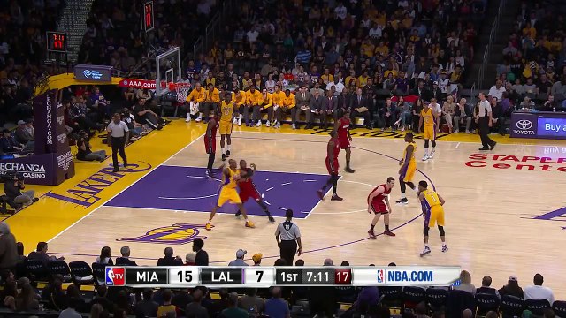 Dwyane Wade Blocks Kobe Bryant