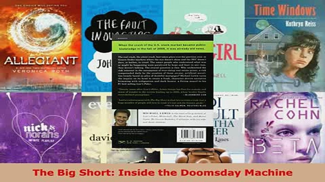 PDF  The Big Short Inside the Doomsday Machine  EBook