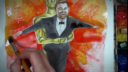 Leonardo DiCaprio Oscar Art Tribute