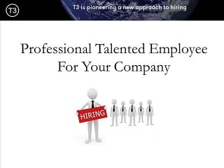 Professional Talented Employee For Your Company