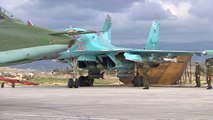Inside Russian airbase launching Syria strikes - BBC News
