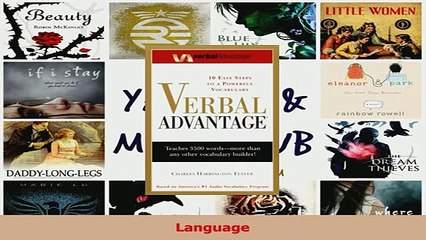 Read  Verbal Advantage 10 Steps to a Powerful Vocabulary Ebook Free