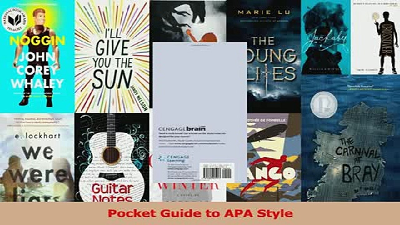 Read  Pocket Guide to APA Style PDF Free