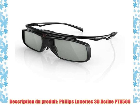 Philips PTA509/00 stereoscopic 3D glasses