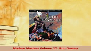 Download  Modern Masters Volume 27 Ron Garney Free Books