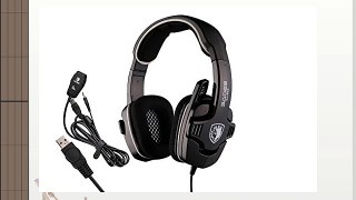 SADES SA922 Pro Surround Stéréo PC Gaming Headset Casques avec microphone pour Xbox / PS3 /