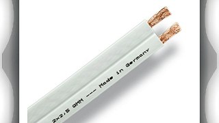 DCSk PROflat 25 HiFi câble de haut parleur plat - blanc -- 2 x 25mm² -- seulement 22mm d'épaisseur