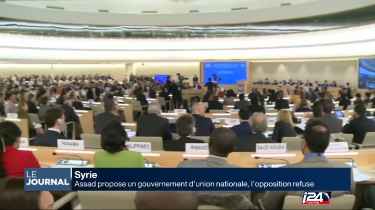 Assad propose un gouvernement d'union nationale, l'opposition refuse
