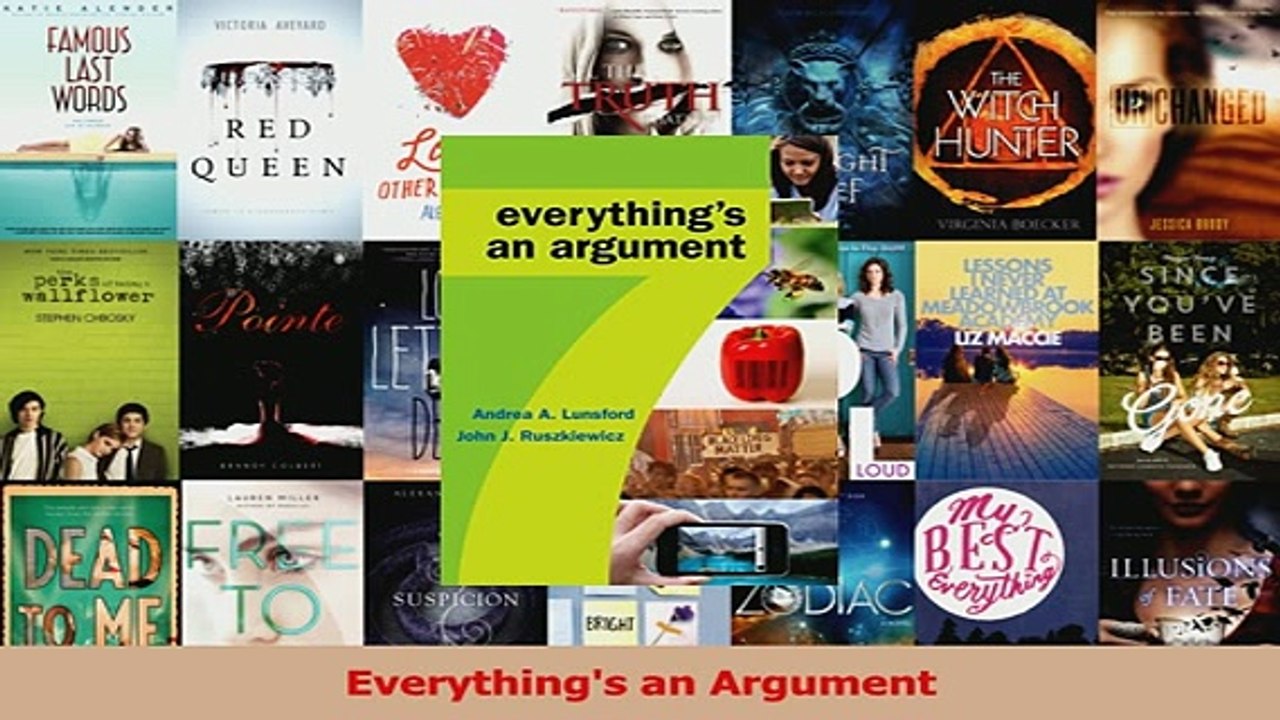 Read  Everythings an Argument Ebook Online