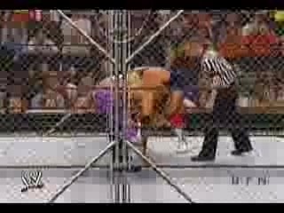 WWE - 2002 - Smackdown! - Cage Match - Edge vs Angle