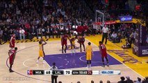 Huertas Hides Behind Spoelstra for the Steal | Heat vs Lakers | March 30, 2016 | NBA 2015-16