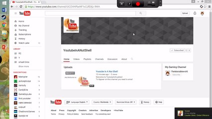 Youtube In a nutshell Announcement