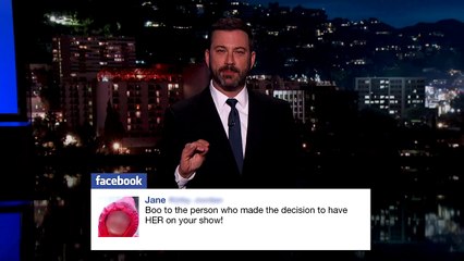 People Get Mad When Politicians Appear on Kimmel