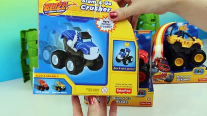 Video herunterladen: Blaze and the Monster Machines Toy Parody with Stripes while Crusher Cheats