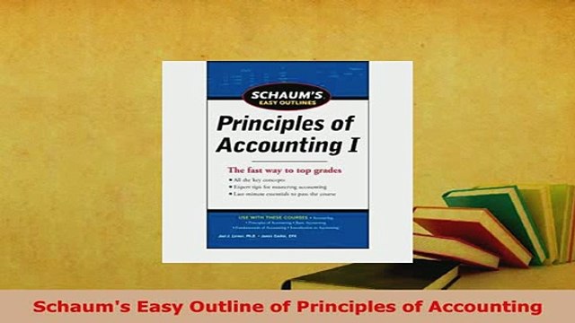 Download Schaums Easy Outline of Principles of Accounting PDF Online