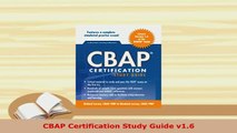 Download  CBAP Certification Study Guide v16 PDF Online