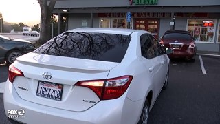 KTVU reporter almost hit by car on live TV