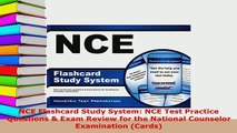 Download  NCE Flashcard Study System NCE Test Practice Questions  Exam Review for the National PDF Online